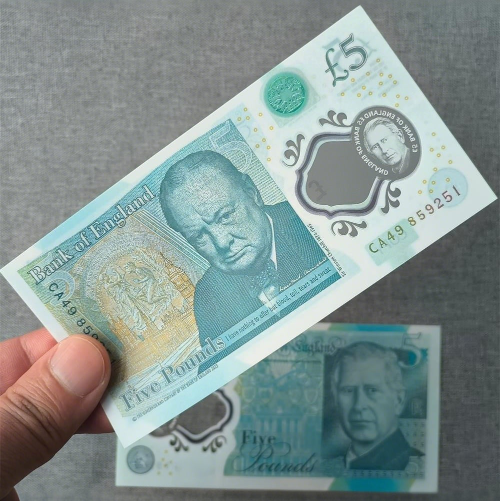 £5 King Prop Notes – Realistic Film & Photography Banknotes