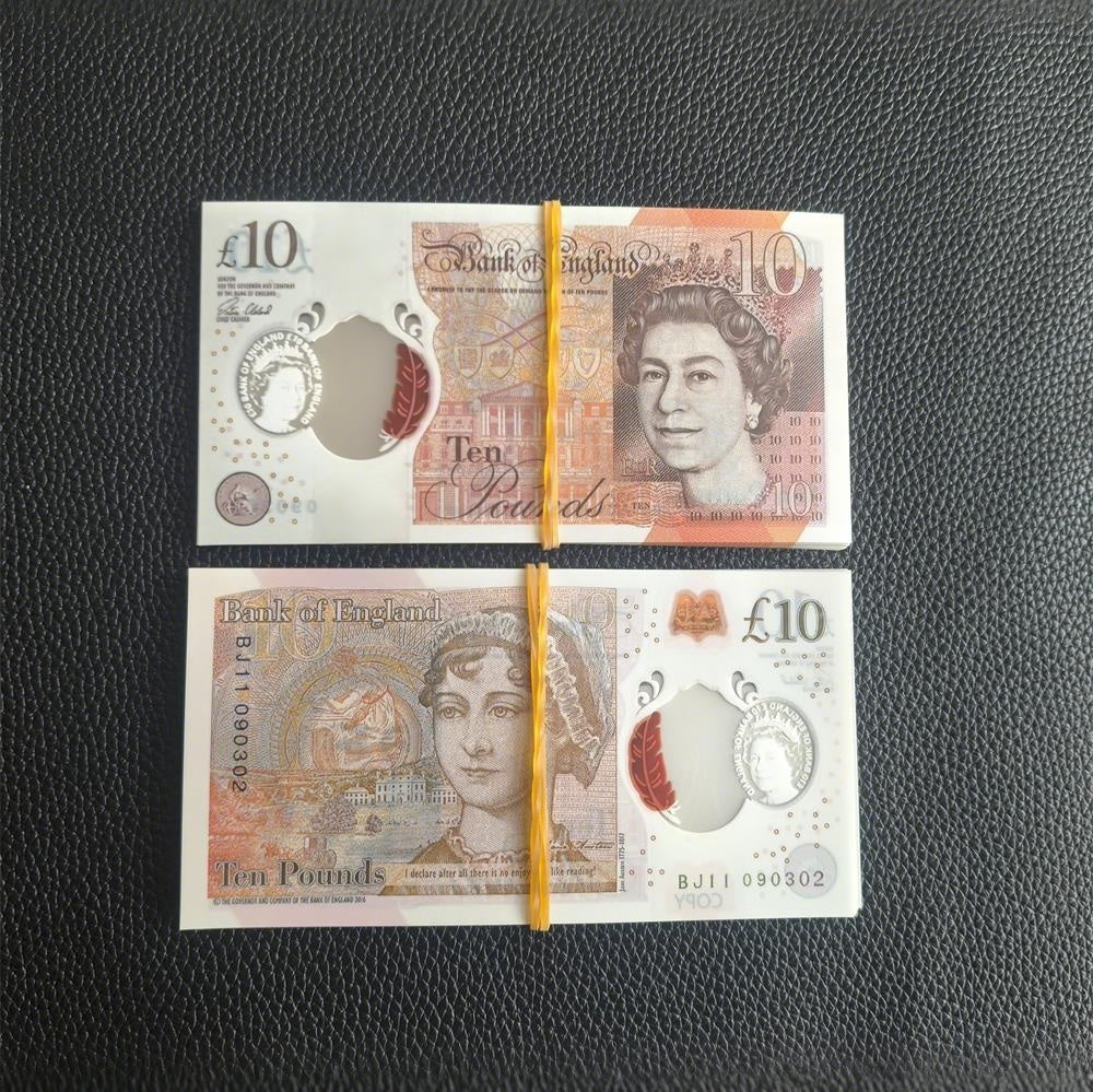 £10 Queen Prop Money – Realistic Film & Photography Banknotes