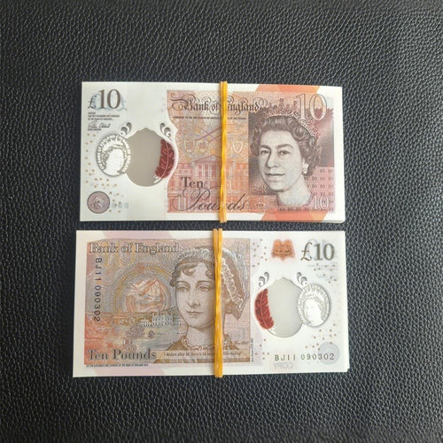£10 Queen Prop Money – Realistic Film & Photography Banknotes