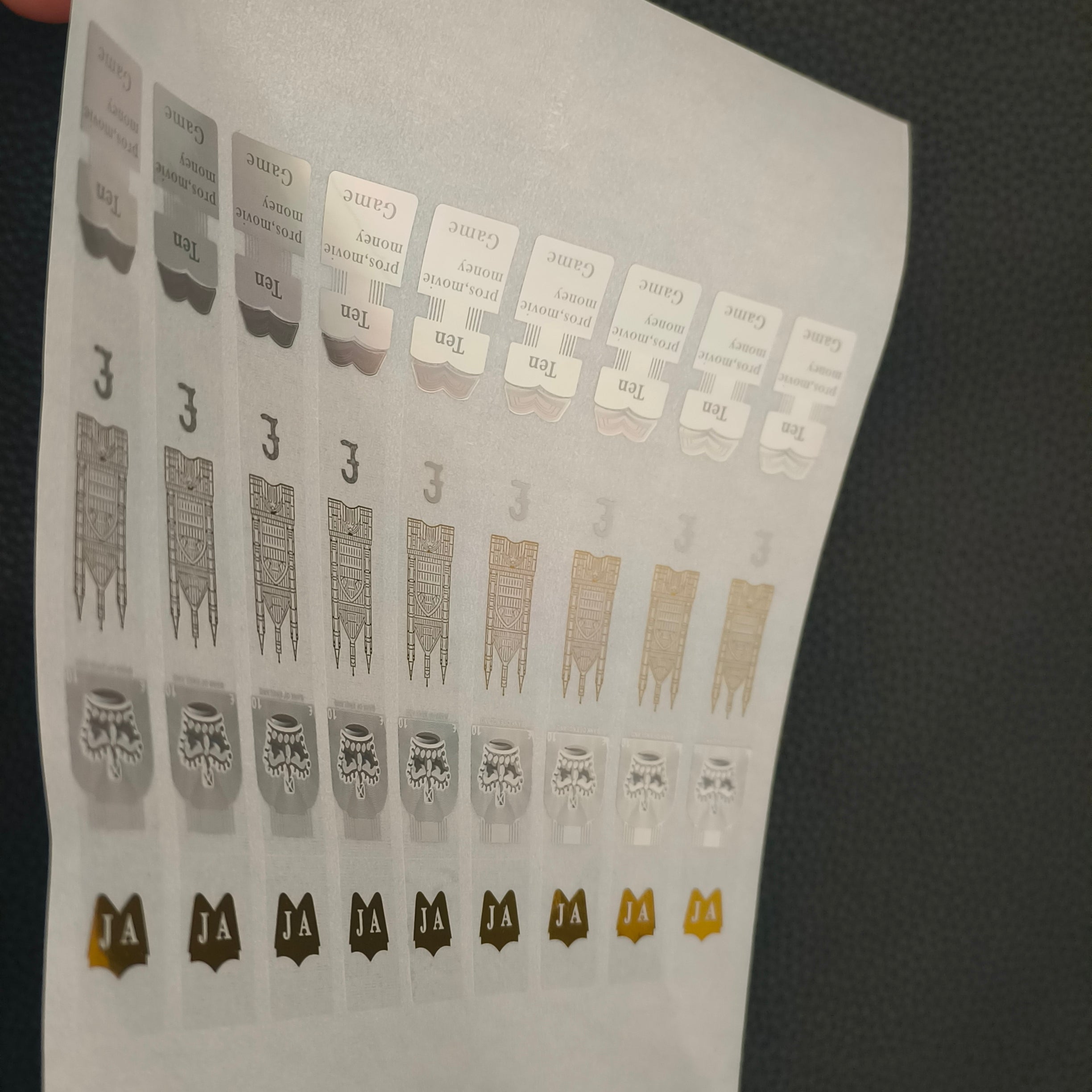 £10 Holographic Stickers – Realistic Prop Money Add-On for Film & Content