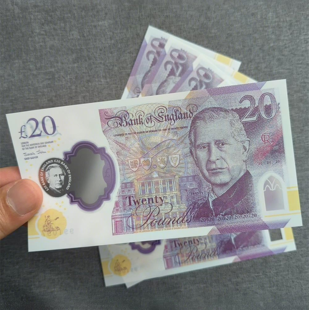 £20 King Prop Notes – Realistic Film & Photography Banknotes