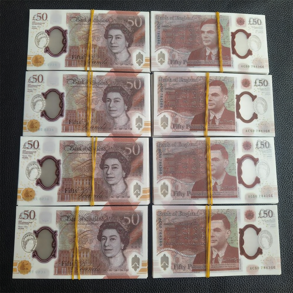 £50 Queen Prop Notes – Realistic Film & Photography Banknotes