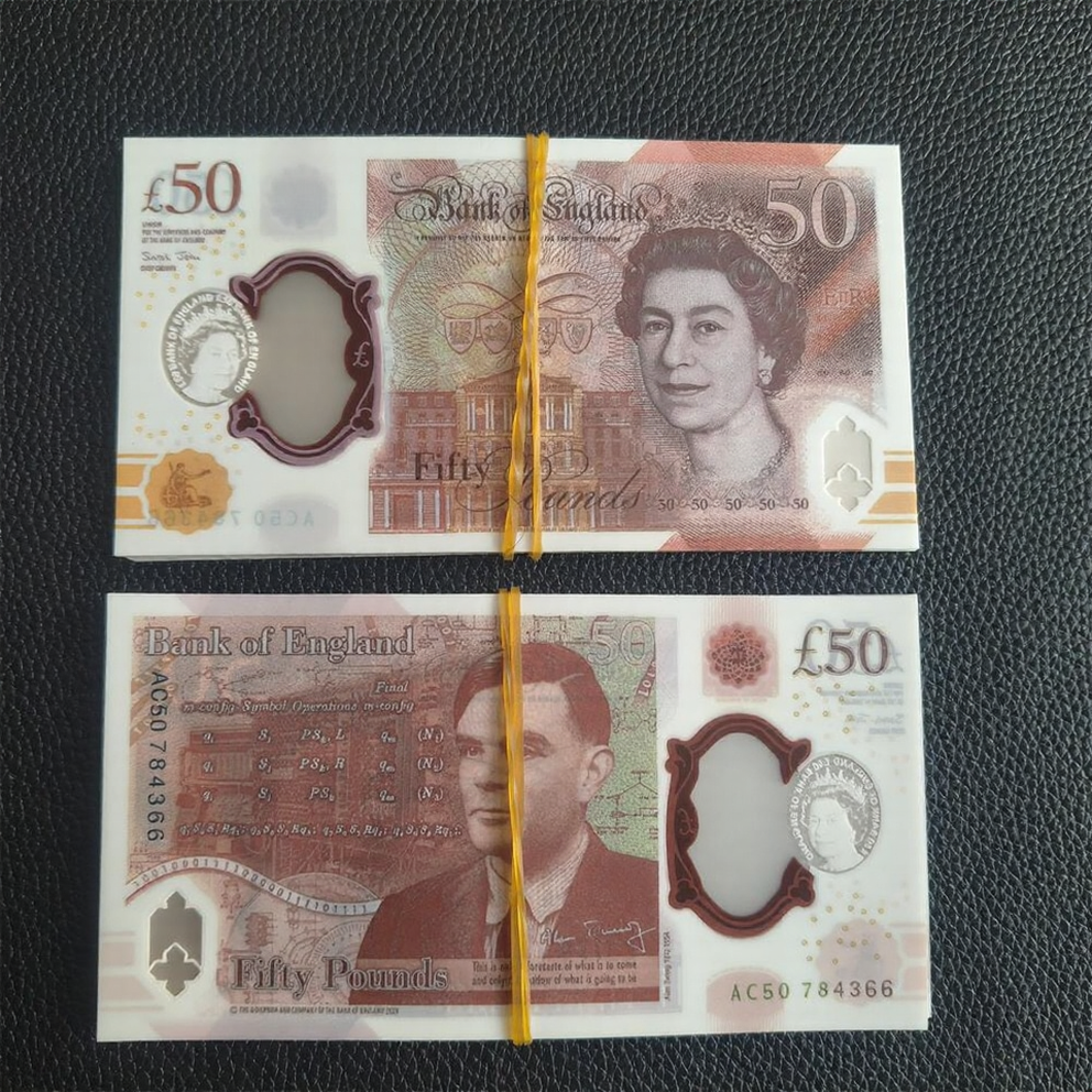 £50 Prop Money (UK) – Realistic Film & Photography Banknotes
