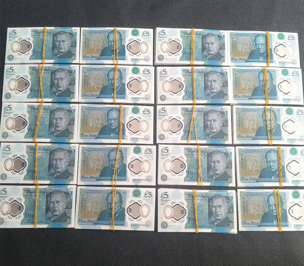 £5 King Prop Money – Realistic Film & Photography Banknotes