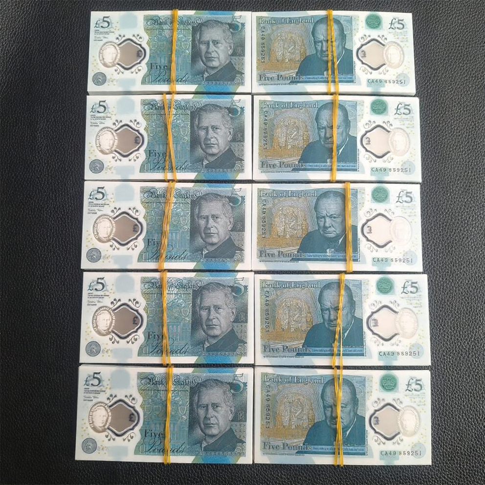 £5 King Prop Money – Realistic Film & Photography Banknotes
