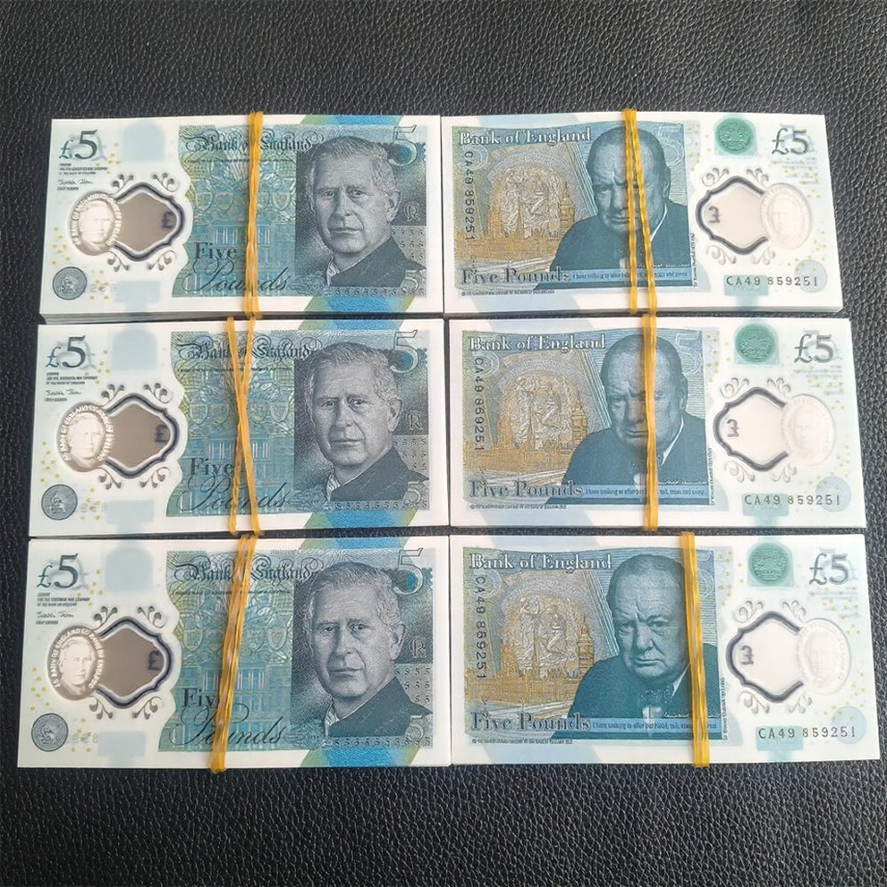 £5 King Prop Money – Realistic Film & Photography Banknotes