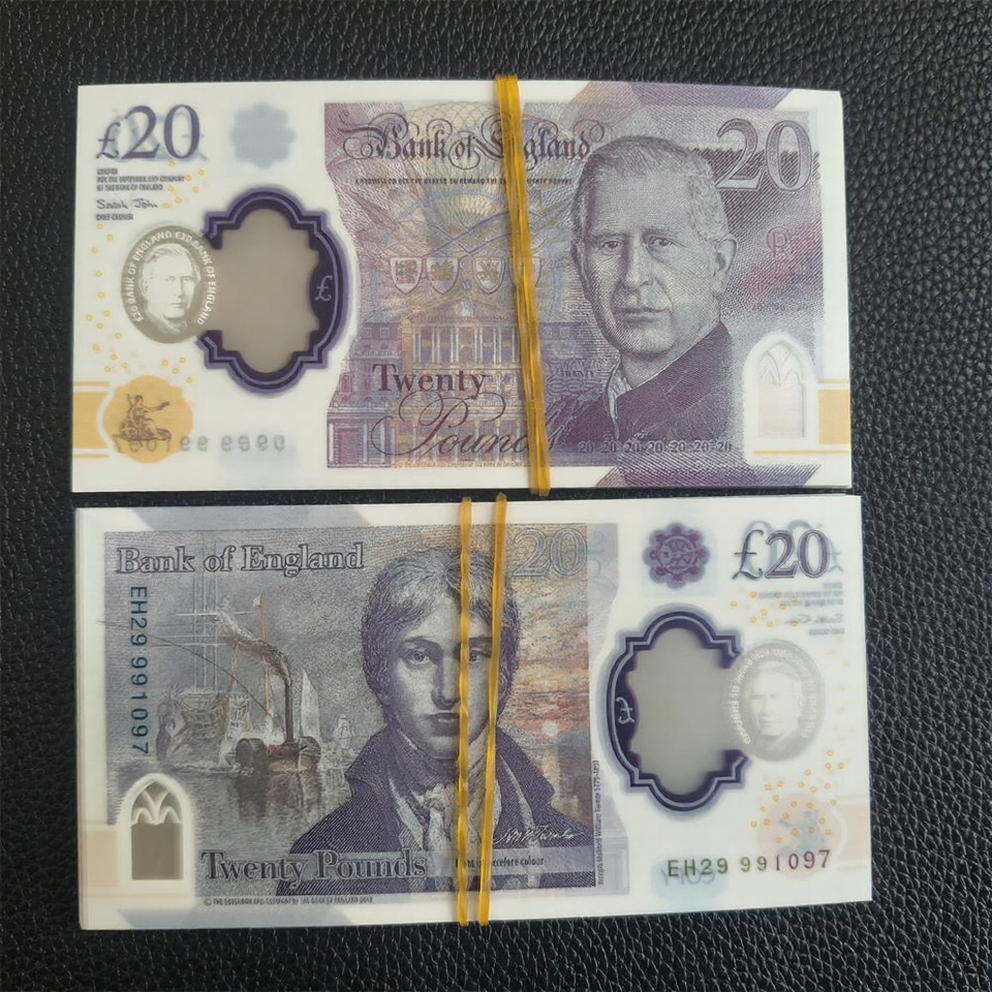 £20 King Prop Notes – Realistic Film & Photography Banknotes
