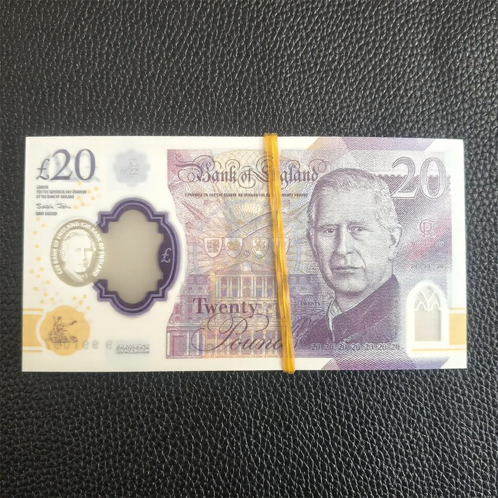 £20 King Prop Notes – Realistic Film & Photography Banknotes