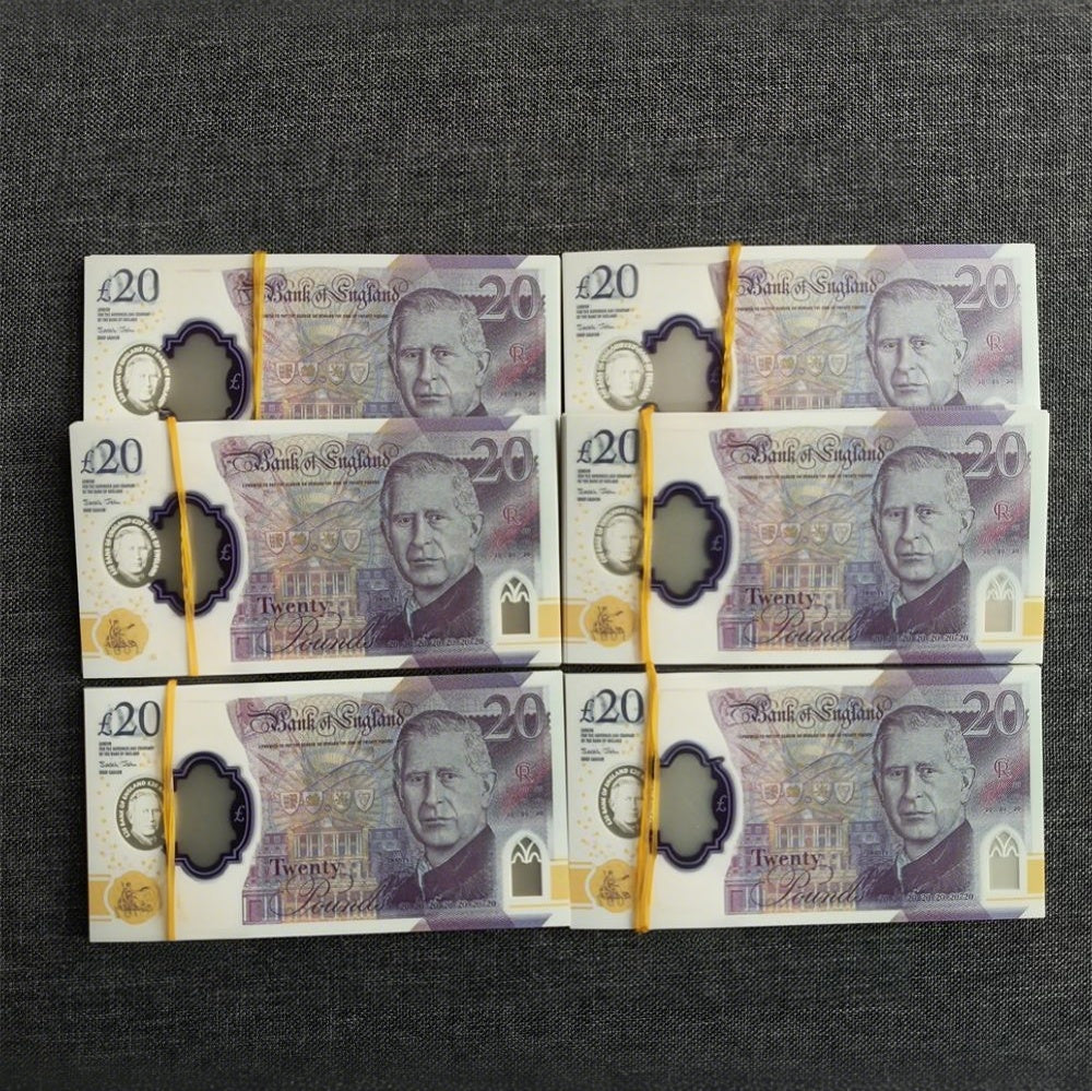 £20 King Prop Notes – Realistic Film & Photography Banknotes